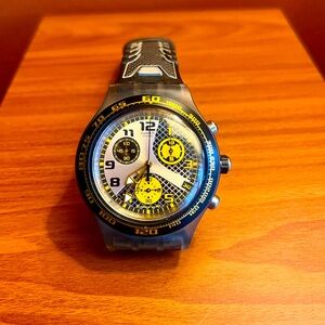 Swatch Never Ends Irony Diaphane Chrono Watch (SVCM4006)